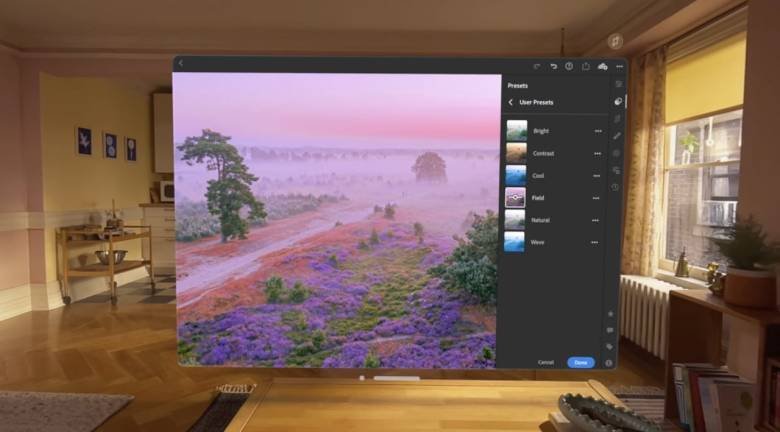Adobe Lightroom for Apple Vision Pro